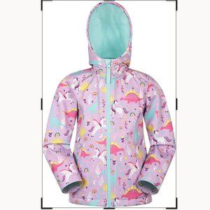 NEW Kids Softshell Jacket With Hood Fleece-lined, Water Resistant Size XL